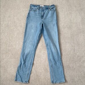 Women’s Abercrombie & Fitch Extra Long 90s Slim Straight Ultra High Rise Jeans